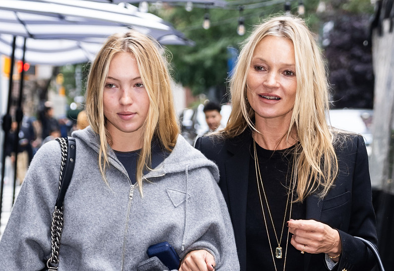 09/28/2023 EXCLUSIVE: Kate Moss and her daughter Lila Grace Moss step out in New York City. The British supermodel wore an all black outfit while her look-alike daughter wore a grey hoodie, black trousers, and white trainers.

sales@theimagedirect.com Please byline:TheImageDirect.com

*EXCLUSIVE PLEASE EMAIL sales@theimagedirect.com FOR FEES BEFORE USE