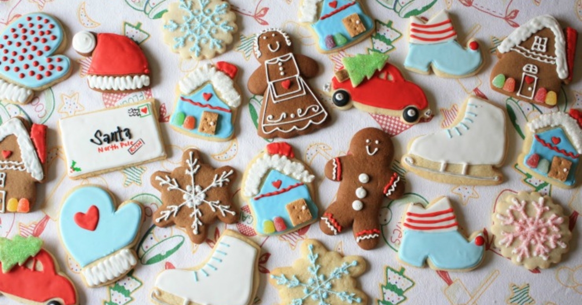 Пряники на Новый Год из марципана