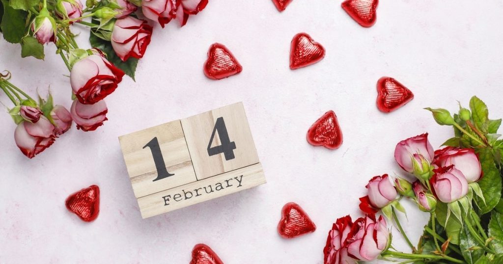 Valentines day background, Valentines day card with roses,top vi